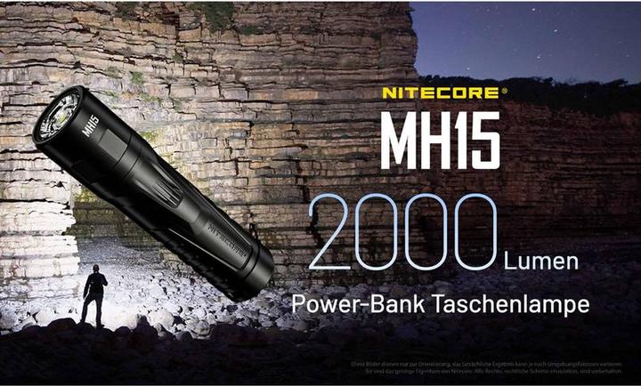 Produktbild Nitecore MH15 (11.70 cm, 2000 lm)