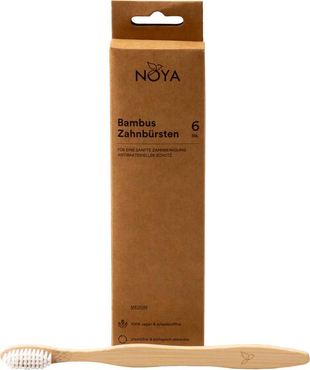 Produktbild Noya Bambus Zahnbürsten 6er-Set (6 x)