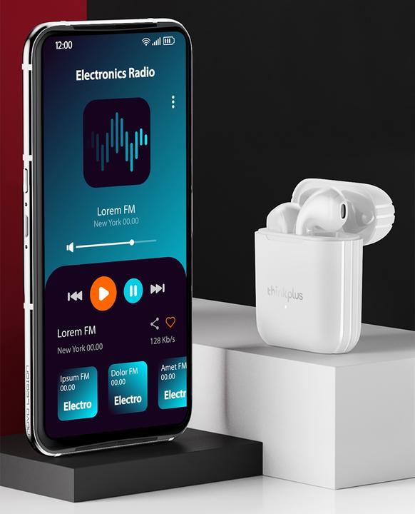 Produktbild Lenovo LP2, weiss (5 h, Kabellos)