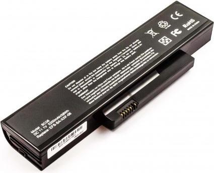 Produktbild AccuCell Akku passend für Fujitsu Esprimo Mobile V5535, Li-Ion, 11,1V, 5200mAh, 57,7Wh, black (5200 mAh)