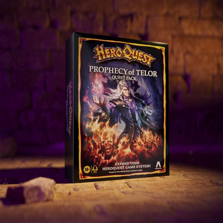 Produktbild Hasbro Gaming HeroQuest Die Prophezeiung von Telor Abenteuerpack, HeroQuest Basisspiel erforderlich (Deutsch)