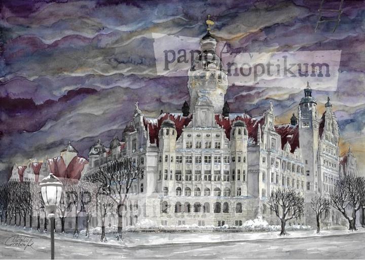 Produktbild Pappnoptikum 1031 - Leipzig - Neues Rathaus (Adventskalender)
