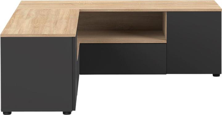 Produktbild Temahome Angle TV Stand black and oak (40 x 46 cm)
