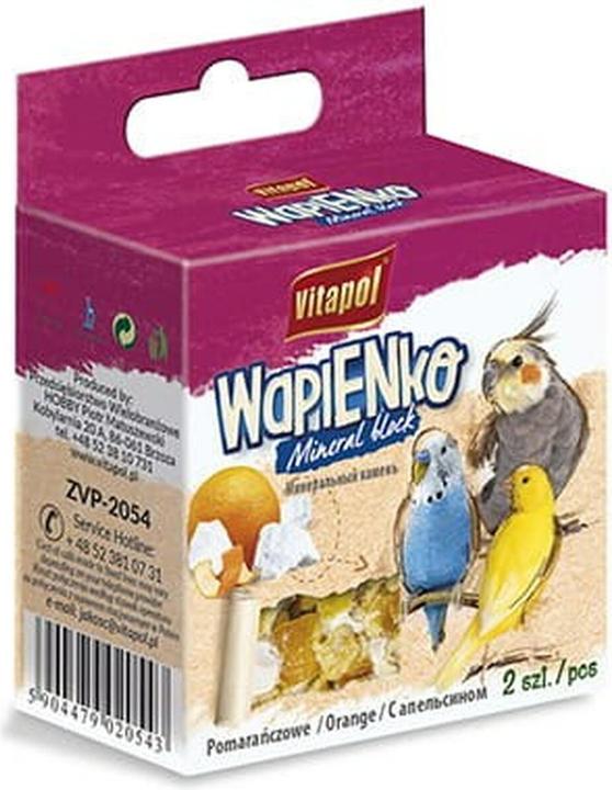 Immagine prodotto Vitapol Cubetti di calcare arancione per uccelli 2 pezzi 35g (2 x, 0.04 kg)