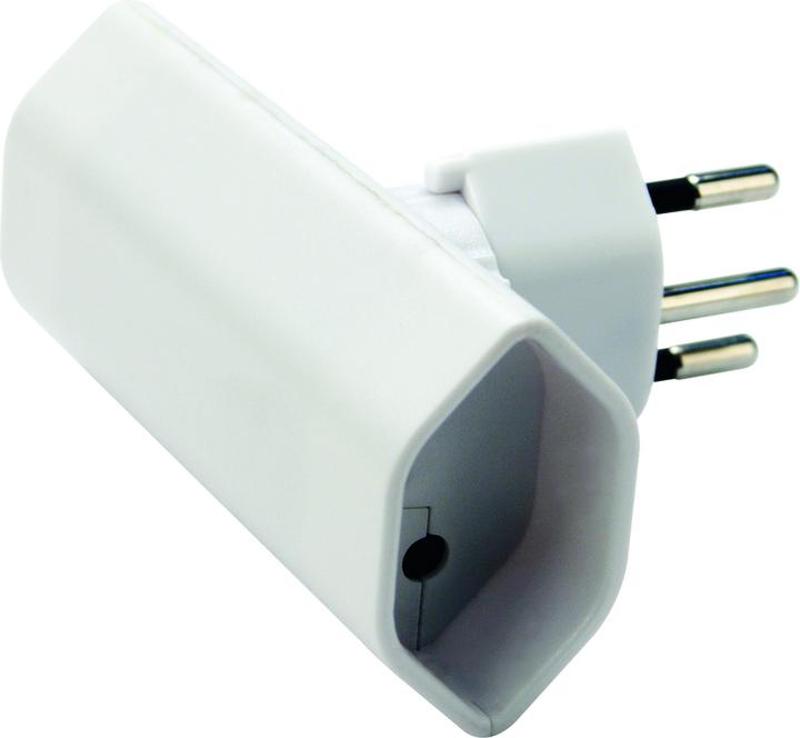 Actual product image Steffen Branch plug 2xT13 white, flat (Type 13, 2 x)