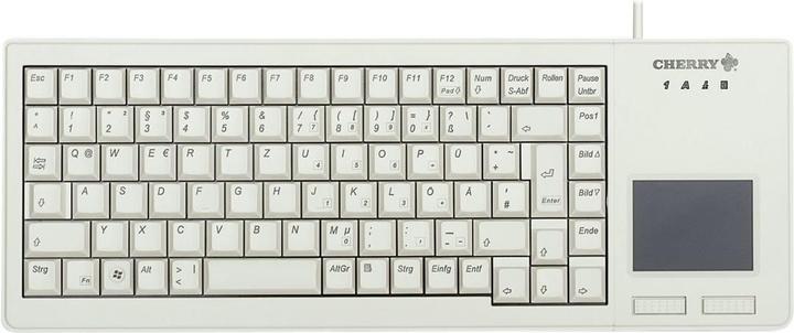 Produktbild CHERRY XS Touchpad Keyboard corded USB grey (DE) (DE, Kabelgebunden)