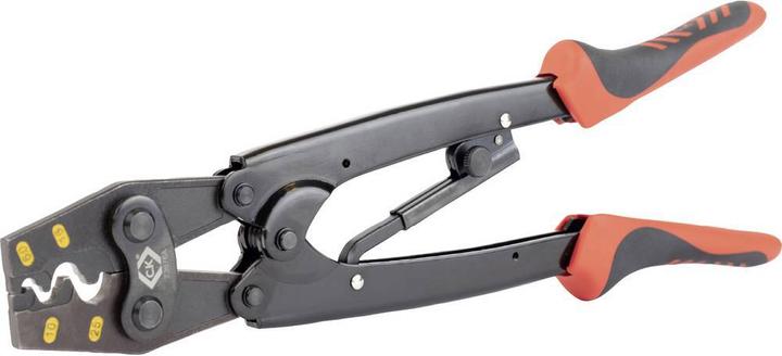 Actual product image C.K Magma Crimping pliers with ratchet mechanism for uninsulated cable connectors, 6-25 mm². (365 mm)