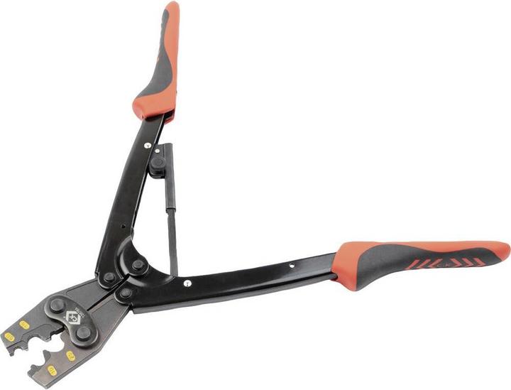 Actual product image C.K Magma Crimping pliers with ratchet mechanism for uninsulated cable connectors, 6-25 mm². (365 mm)