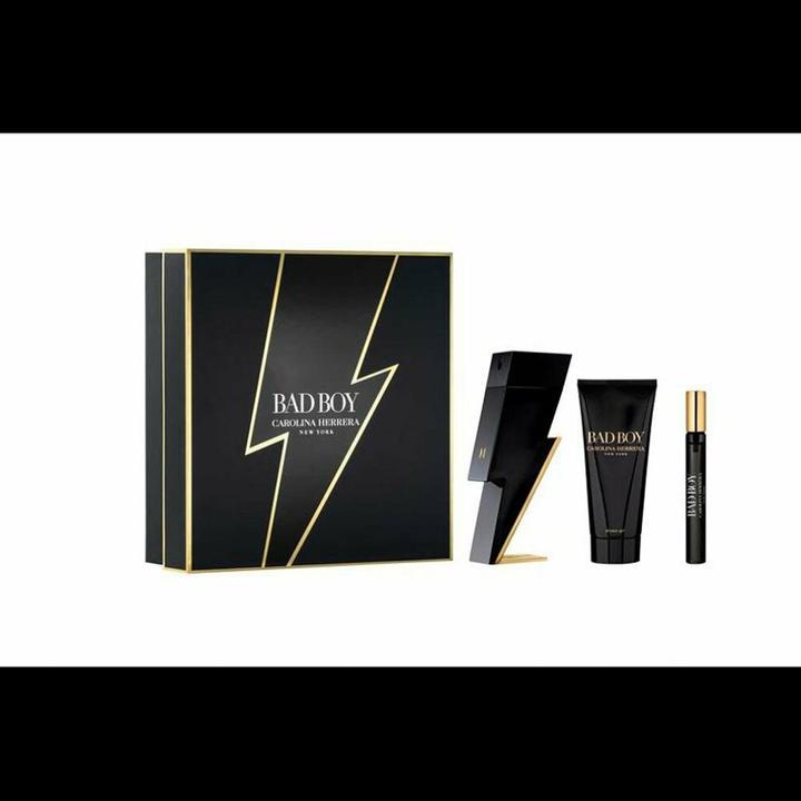 Produktbild Carolina Herrera Bad Boy Set mit Herrenparfum (EdT 100ml + 10ml, Duschgel 100ml)