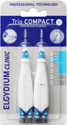 Pierre Fabre Elgydium, Klinik Trio Compact, 111, Interdental Pinsel, 2 Stücke (2 x)