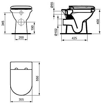 Actual product image Ideal Standard Toilet seat T627701