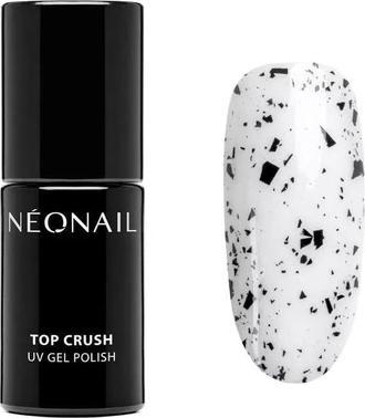 Actual product image NoName UV Nail Polish Top Coat Gel UV Top Crush Black Gloss 7.2ml (Top Crush Black Gloss, UV gel varnish)