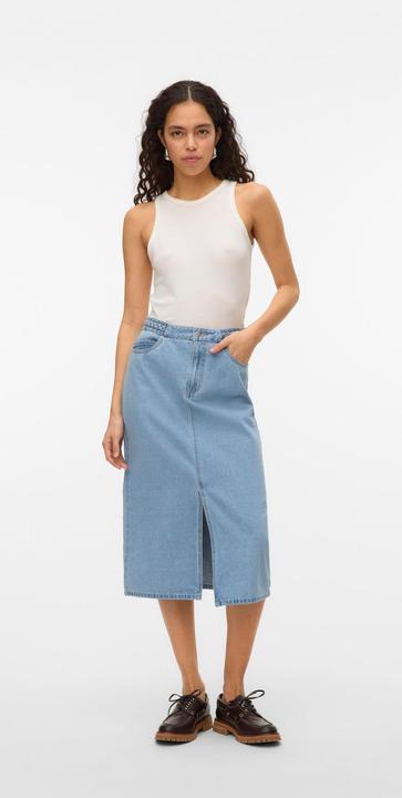 Produktbild Vero Moda VMVERI Hohe Taille Midirock Jeansrock (L)