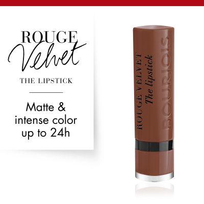 Actual product image Bourjois Rouge Velvet The Lipstick (23 Taupe Of Paris)