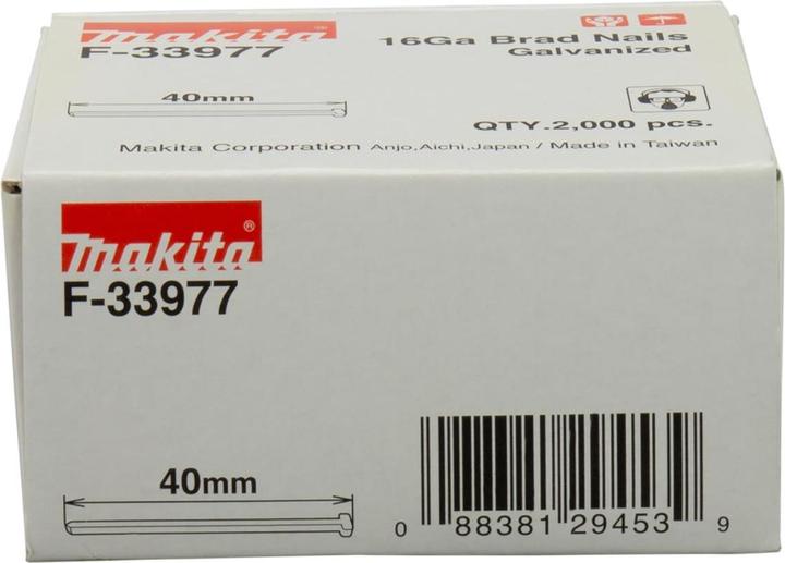 Actual product image Makita Upset head nail 40mm