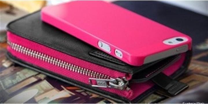 Actual product image more. Carri Zipper Wallet (Apple iPhone 5s, Apple iPhone 5)