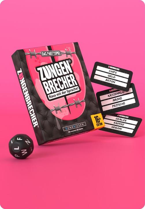 Actual product image Denkriesen Tongue twisters - "out with the language" - from 16 years onwards (German)