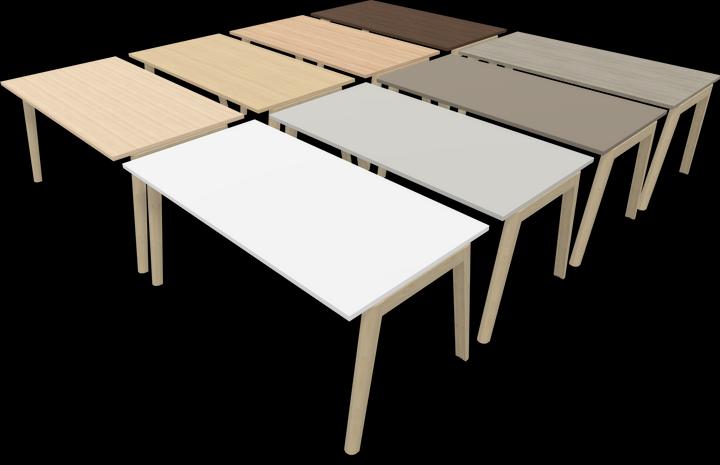 Actual product image Narbutas Nova Wood desk (1600 x 800 x 740 mm)