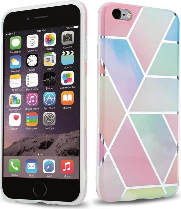 Produktbild Cadorabo IMD TPU Bunter Marmor Cover (Apple iPhone 6 Plus)
