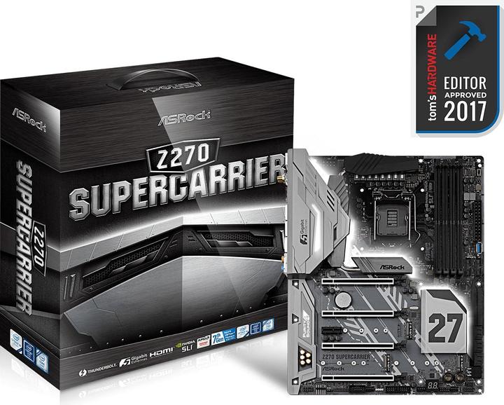 Produktbild AsRock Z270 Supercarrier (LGA 1151, Intel Z270, ATX)