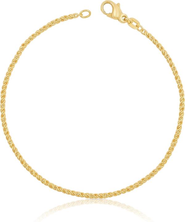 Produktbild Muau Doppelanker (19 cm, 750/18K Gelbgold)