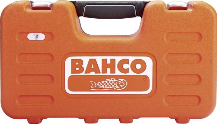 Produktbild Bahco 1/4"- und 1/2"-Steckschlüssel-Satz, metrisch, Doppelsechskant, inklusive Umschaltknarre mit schla (1/2")