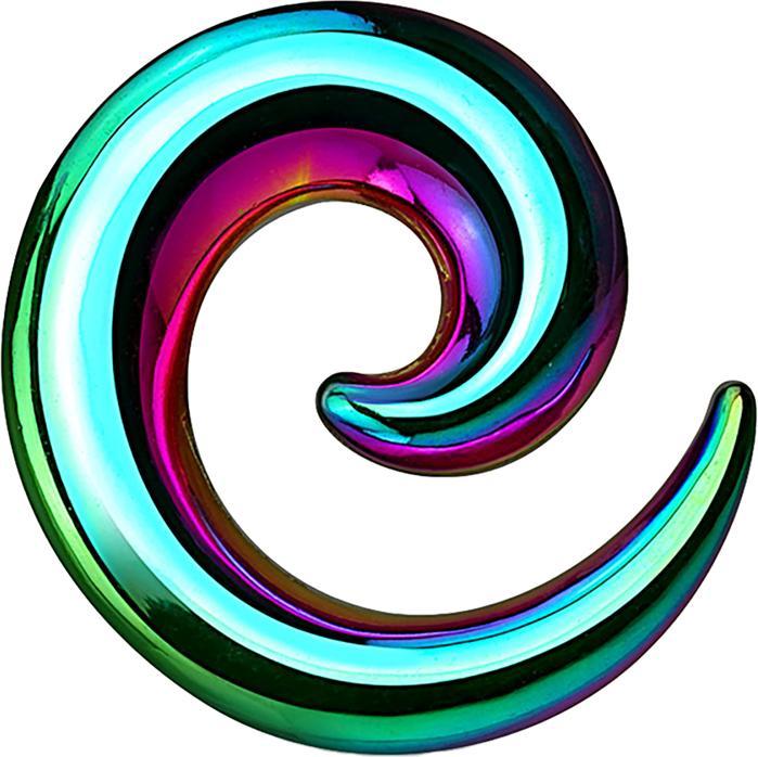 Immagine prodotto Star Piercing Spirale di espansione colorata (senza ottone, Acciaio chirurgico 316L)