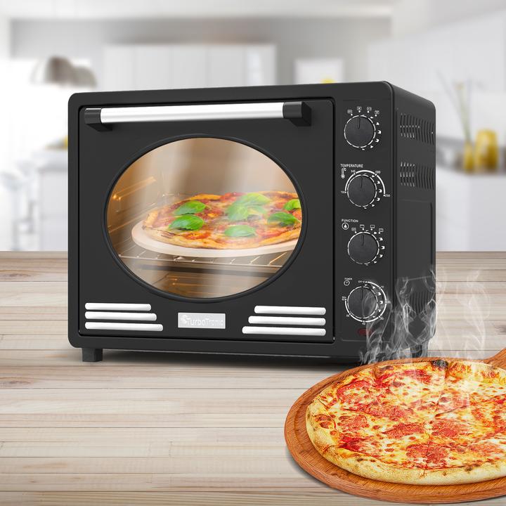 Image du produit TurboTronic By Z-Line EV35R Retro Elektrische Oven - 35 liter - Zwart