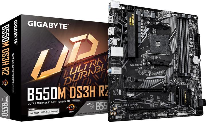 Productafbeelding Gigabyte MK B550M DS3H R2 (AM4, AMD B550, mATX)