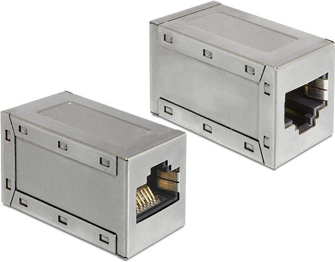 Produktbild equip Verbinder RJ45 1:1 B/B fuer Cat.6 Patchkabel vollgeschirmt Belegung 1:1 (Netzwerk Kupplung)