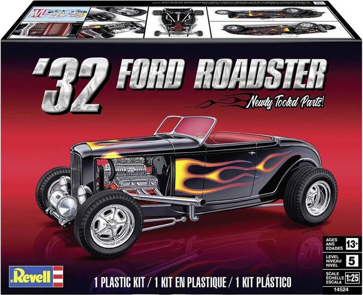 Immagine prodotto Revell 14524 Modellino auto Ford Roadster del 1932 in scala 1:25