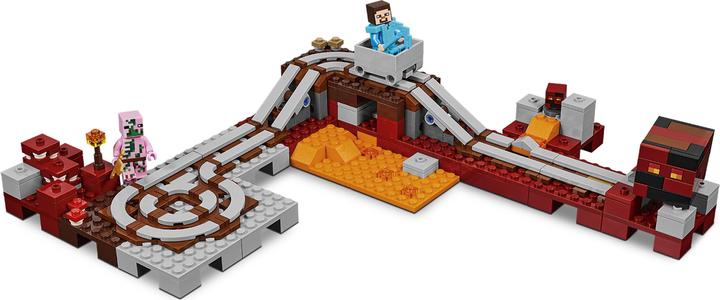 Produktbild LEGO Die Nether-Eisenbahn (21130, LEGO Minecraft)
