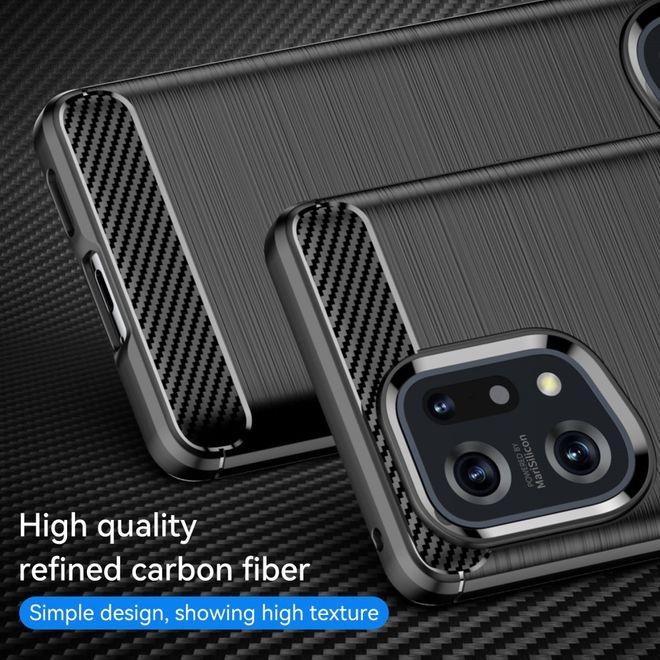 Produktbild MU Style Carbon Fiber TPU Softcase Series (Oppo Find X5)