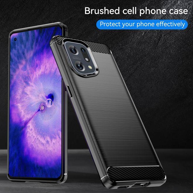 Produktbild MU Style Carbon Fiber TPU Softcase Series (Oppo Find X5)