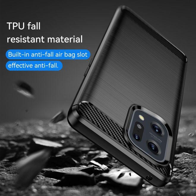 Produktbild MU Style Carbon Fiber TPU Softcase Series (Oppo Find X5)