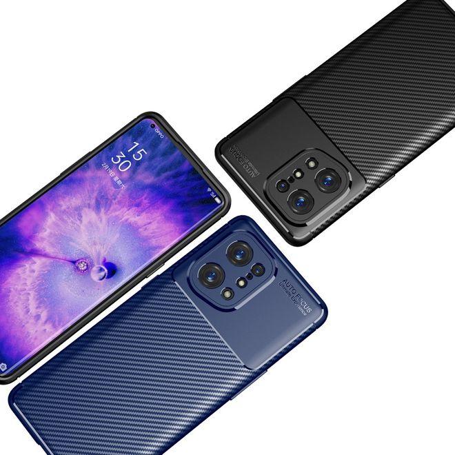 Actual product image MU Style Carbon Fiber TPU Softcase Series (Oppo Find X5 Lite)