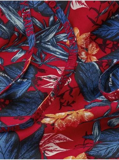 Image du produit Tommy Hilfiger Mini-robe TJW imprimée avec fronces dans le dos pour femme (XS)