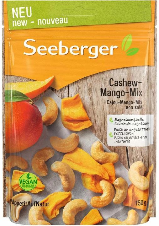 Immagine prodotto Seeberger Miscela di anacardi e mango 150 g (150 g)