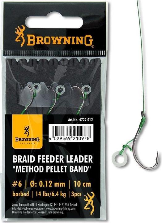 Image du produit Browning Braid Feeder Leader Method Pellet Band