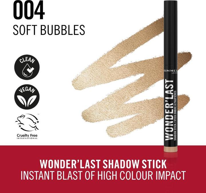 Produktbild Rimmel London Wonder'Last Shadow Stick (004 Soft Bubbles)