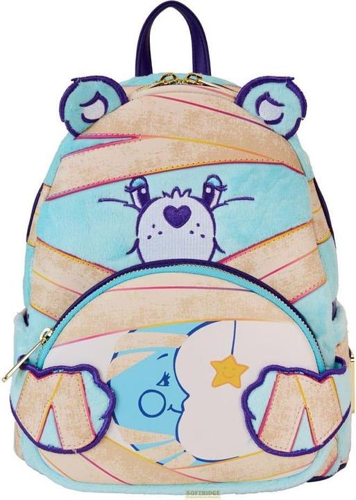 Loungefly Die Glücksbärchen x Universal Monsters by Mini-Rucksack Bedtime Bear Mummy