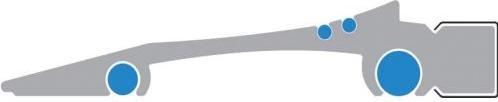Actual product image Wedo Aluminium cutting ruler (500 mm)