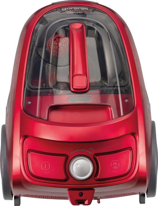 Image du produit Gorenje Vacuum cleaner VCE03SPRCY Bagless, Power 800 W, Dust capacity 1.7 L, Raudona