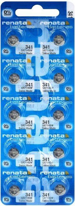 Immagine prodotto Renata 341 / SR714SW - 10 pile a bottone (10 pz., SR714SW, 15 mAh)