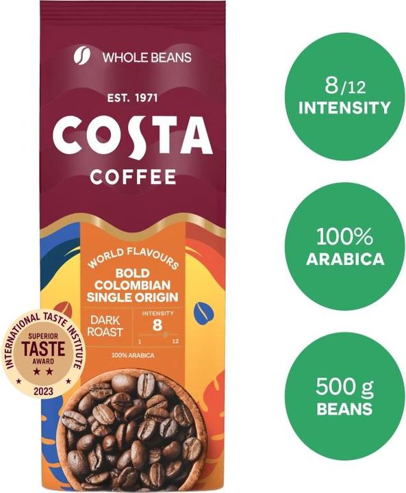 Immagine prodotto Costa Coffee Arrosto colombiano (500 g, Tostatura media)