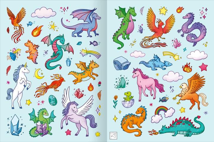 Actual product image My dazzling sticker book - Magical animal world