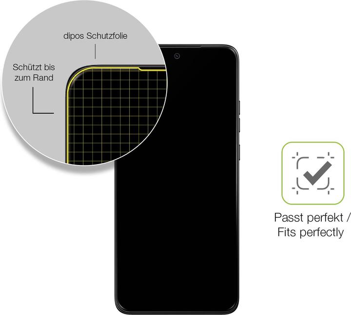 Actual product image Dipos Full Cover Screen Protector Matte (1 Piece, Motorola ThinkPhone)