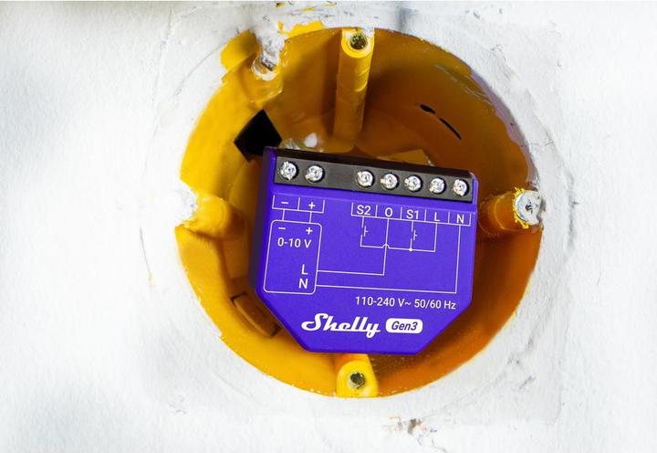 Produktbild Shelly Dimmer 0/1-10V PM Gen3 (Dimmaktor)