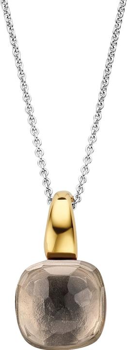 Produktbild Ti Sento Milano Kette und Anhänger mit hellbraunem Crystal 6785TT (925er Silber, 45 cm)