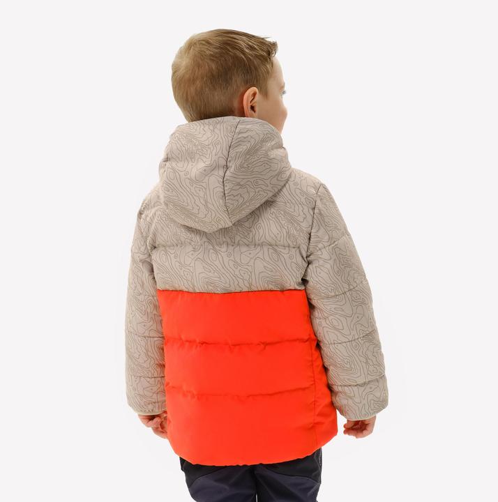 Actual product image Quechua Winter jacket toddlers size 92-116 hiking - NH500 orange/beige (3, 4)